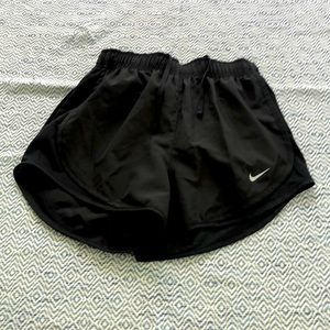Black athletic shorts from Nike New without tags